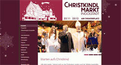 Desktop Screenshot of christkindlmarkt-ingolstadt.de