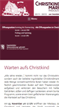 Mobile Screenshot of christkindlmarkt-ingolstadt.de